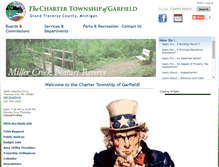 Tablet Screenshot of garfield-twp.com